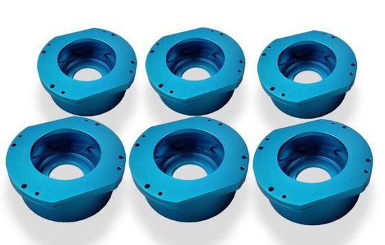 Pièces de usinage de prototype rapide en métal cinq pièces en aluminium de fraisage de commande numérique par ordinateur d'axe