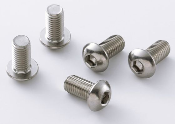 L'hexagone principal rond élevé d'acier inoxydable de la dureté 304 vissent 100% adapté aux besoins du client sous des normes de qualité d'UNI d'OIN DIN BS