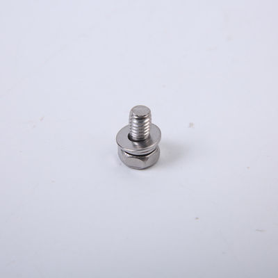 L'acier au carbone nickelé visse l'ensemble de M3M4M5M6 Pan Head Combination Screw Three
