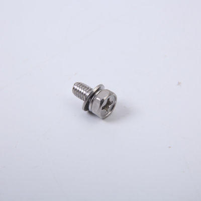L'acier au carbone nickelé visse l'ensemble de M3M4M5M6 Pan Head Combination Screw Three
