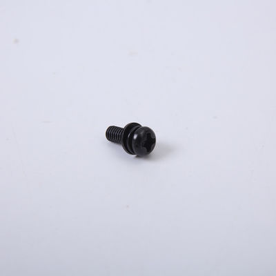 Rondelle à ressort plate enfoncée croisée M2M3M4M6 de tête de rond de noir de Pan Head Screws GB9074.8