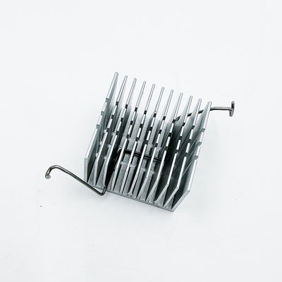 Radiateur encoché par métal en aluminium de usinage de radiateur de feuille de pièces de commande numérique par ordinateur d'unité centrale de traitement d'ordinateur