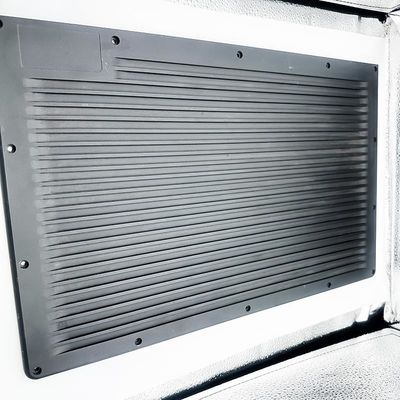 Radiateur en aluminium de rotation de fraisage de usinage d'extrusion de pièces de commande numérique par ordinateur pour l'instrument de communication