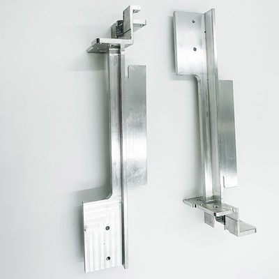Composants de fraisage de usinage extérieurs de commande numérique par ordinateur de précision de commande numérique par ordinateur de pièces en aluminium d'électrodéposition de Chrome