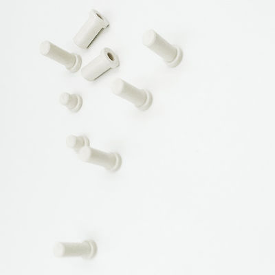 La commande numérique par ordinateur ronde de Rod PTFE de plat de téflon usinant, COUP D'OEIL fait sur commande a usiné des pièces