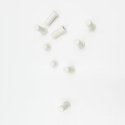 La commande numérique par ordinateur ronde de Rod PTFE de plat de téflon usinant, COUP D'OEIL fait sur commande a usiné des pièces