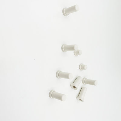 La commande numérique par ordinateur ronde de Rod PTFE de plat de téflon usinant, COUP D'OEIL fait sur commande a usiné des pièces