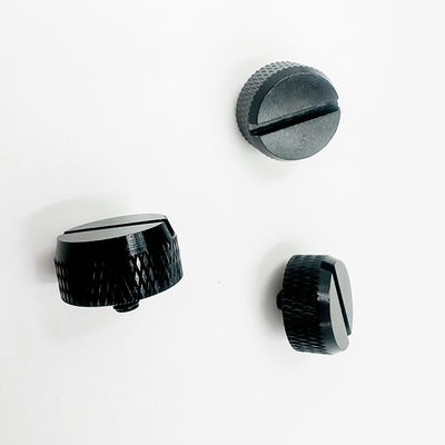 Les composants de tour de commande numérique par ordinateur les pièces en aluminium usinées faites sur commande d'oxydation anodique en noir
