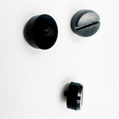 Les composants de tour de commande numérique par ordinateur les pièces en aluminium usinées faites sur commande d'oxydation anodique en noir