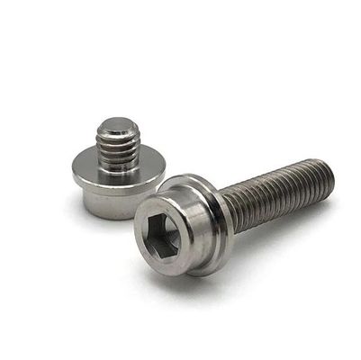 Le titane M6 visse les attaches titaniques de haute résistance mettent en forme de tasse la vis hexagonale principale