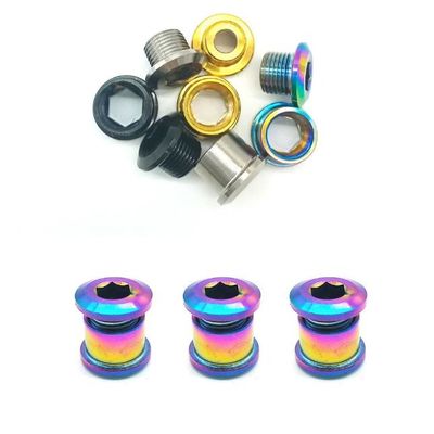 Le titane fait sur commande visse la vis simple de disque de vélo de montagne des attaches TC4