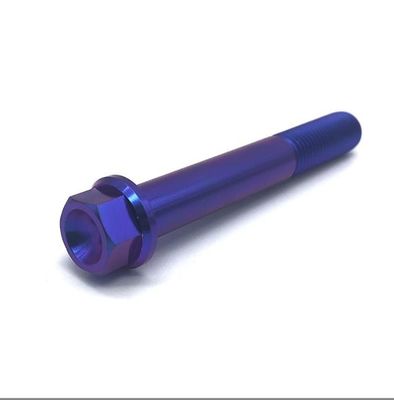Attache des véhicules à moteur de l'hexagone ISO9001 de vis de bride d'alliage titanique externe de vis