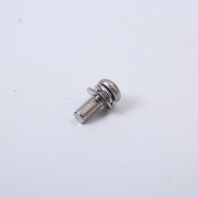 Vis d'acier inoxydable de m2 M2.5 M3 M4 autour de la combinaison principale de Pan Head Bolt With Washer