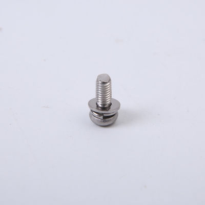 Vis d'acier inoxydable de m2 M2.5 M3 M4 autour de la combinaison principale de Pan Head Bolt With Washer