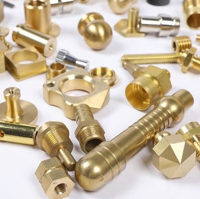 Matériel mécanique de pièces en laiton faites sur commande non standard usinant la commande numérique par ordinateur pour tourner la rotation