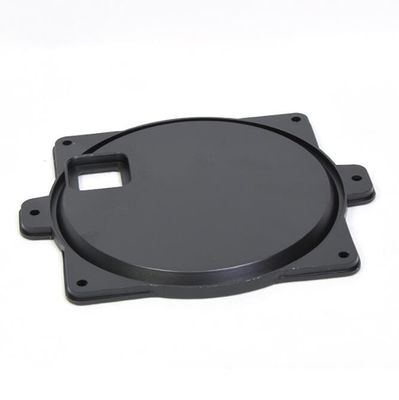 Service électrophorétique de bâti de précision d'alliage d'aluminium noir pour les accessoires électriques