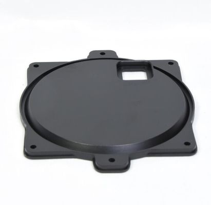 Service électrophorétique de bâti de précision d'alliage d'aluminium noir pour les accessoires électriques