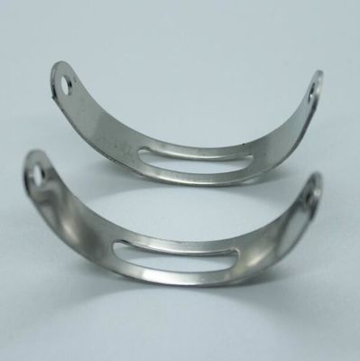 Métal adapté aux besoins du client incurvé emboutissant l'anneau semi circulaire d'acier inoxydable de pièces