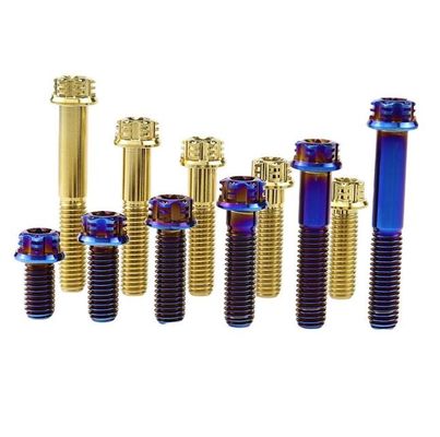 L'arc micro d'alliage titanique anodisant Mao Self Drilling Self Tapping visse l'acier inoxydable