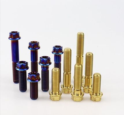 L'arc micro d'alliage titanique anodisant Mao Self Drilling Self Tapping visse l'acier inoxydable