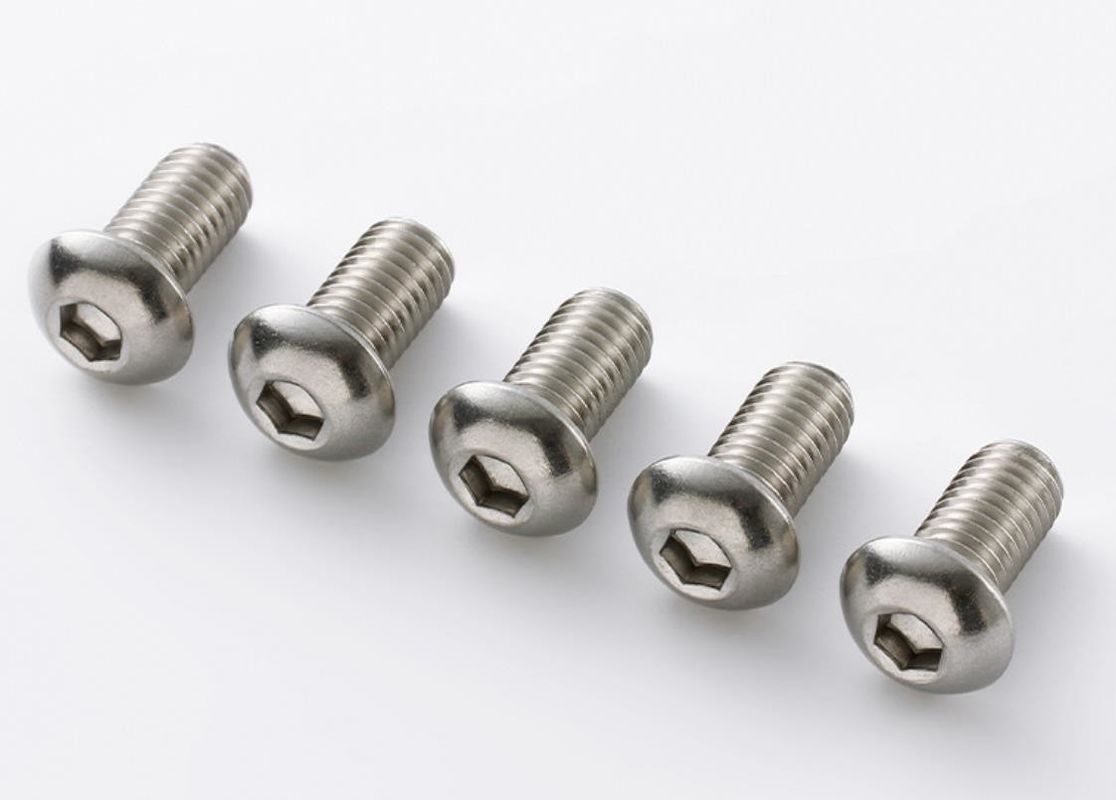 L'hexagone principal rond élevé d'acier inoxydable de la dureté 304 vissent 100% adapté aux besoins du client sous des normes de qualité d'UNI d'OIN DIN BS
